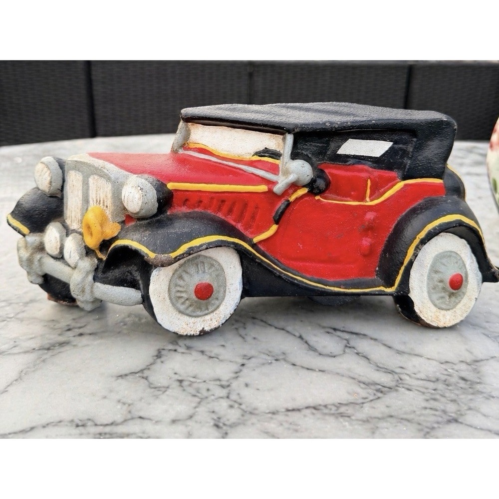 Big Arrow Cast Iron Door Stop Antique Car